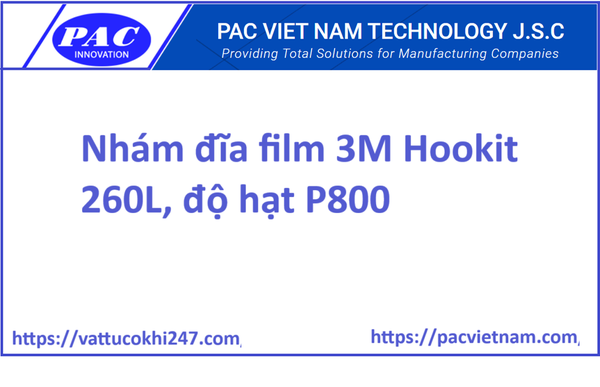 Nhám đĩa film 3M Hookit 260L, độ hạt P800
