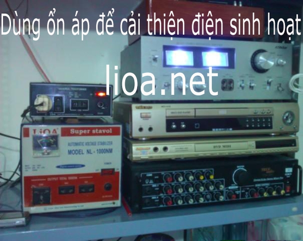 Dùng ổn áp để cải thiện điện sinh hoạt