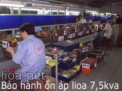 Bảo hành ổn áp lioa 7,5kva