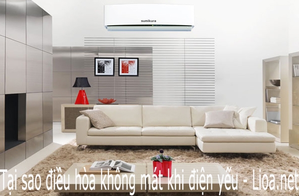 Tại sao điều hòa không mát khi điện yếu