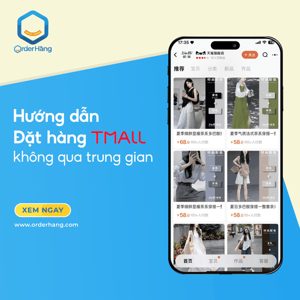 Hướng dẫn cách đặt hàng trên Tmall không qua trung gian