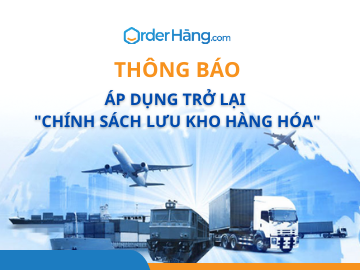 Thông báo áp dụng trở lại “Chính sách Lưu kho hàng hóa”