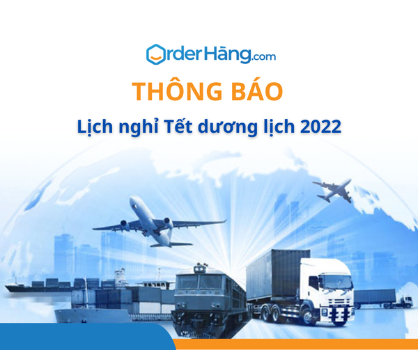 OrderHang thông báo lịch nghỉ Tết dương lịch 2022