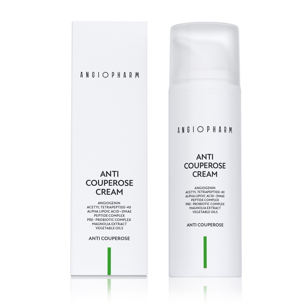 ANGIOPHARM Anti Couperose Cream 50ml – Kem dưỡng hỗ trợ làm dịu da đỏ và chăm sóc da giãn mao mạch