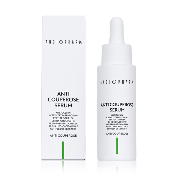 ANGIOPHARM Anti Couperose Serum 30ml – Serum hỗ trợ làm dịu da đỏ và chăm sóc da giãn mao mạch