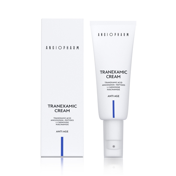 ANGIOPHARM Tranexamic Cream 50ml – Kem dưỡng hỗ trợ cải thiện tăng sắc tố và dấu hiệu lão hóa