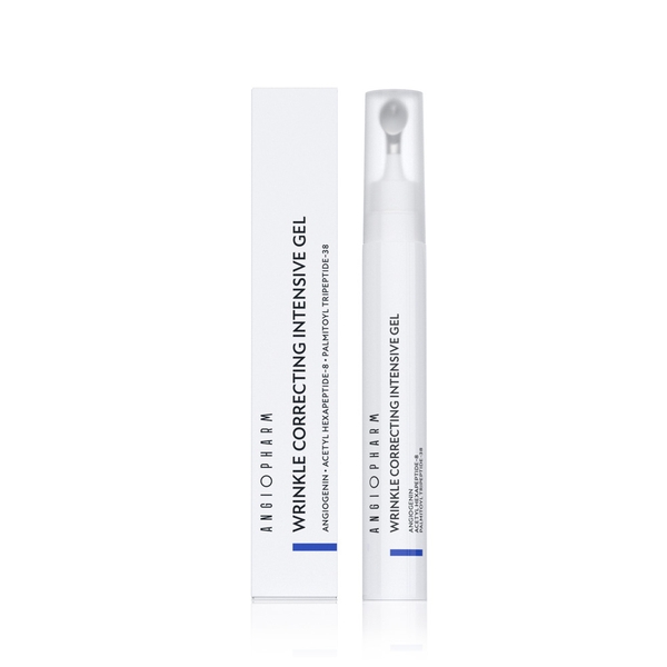 ANGIOPHARM Wrinkle Correcting Intensive Gel 15ml – Gel peptide chuyên biệt hỗ trợ cải thiện nếp nhăn