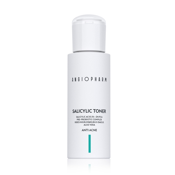 ANGIOPHARM Salicylic Toner 100ml – Toner BHA hỗ trợ giảm dầu và làm thông thoáng lỗ chân lông