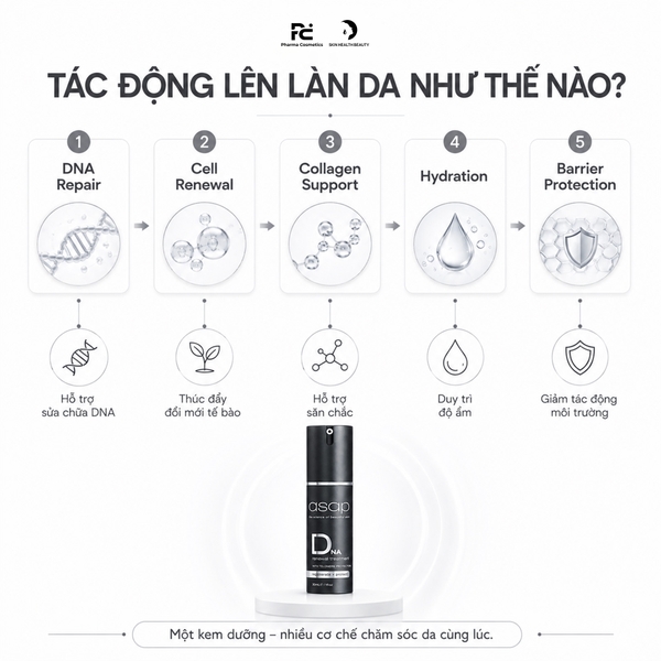 ASAP DNA RENEWAL TREATMENT: Kem Tái Tạo Da Chuyên Sâu, Chống Lão Hóa & Bảo Vệ Toàn Diện