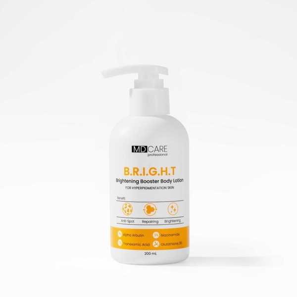 MDCARE BRIGHTENING BOOSTER BODY LOTION / SỮA DƯỠNG THỂ SÁNG DA MỜ THÂM