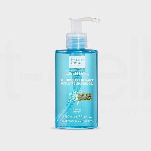 MARTIDERM ESSENTIALS MICELLAR CLEANSING GEL / GEL RỬA MẶT CHO MỌI LOẠI DA