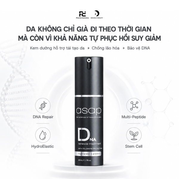 ASAP DNA RENEWAL TREATMENT: Kem Tái Tạo Da Chuyên Sâu, Chống Lão Hóa & Bảo Vệ Toàn Diện