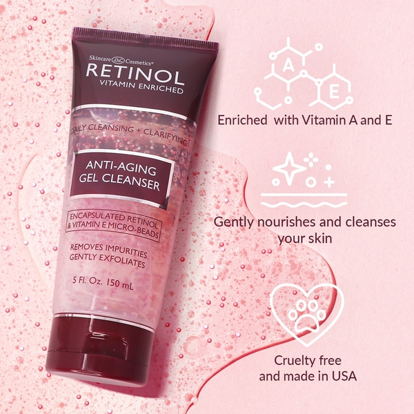 HCPHARMACY ANTI-AGING GEL CLEANSER / GEL RỬA MẶT RETINOL 