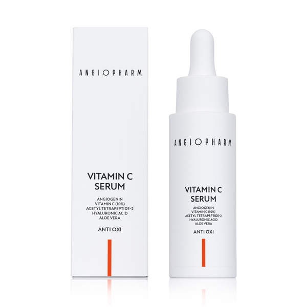 ANGIOPHARM Vitamin C Serum 30ml – Serum dưỡng sáng, chống oxy hóa và hỗ trợ cải thiện độ săn chắc