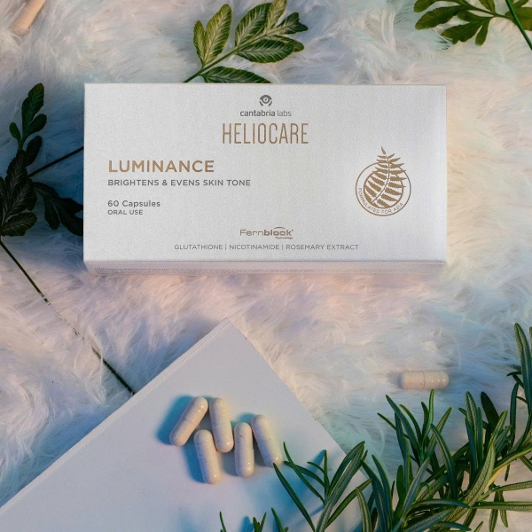 Heliocare Luminance Brightens and Evens Skin Tone – Viên Uống Hỗ Trợ Dưỡng Sáng, Đều Màu Da Và Chống Oxy Hóa