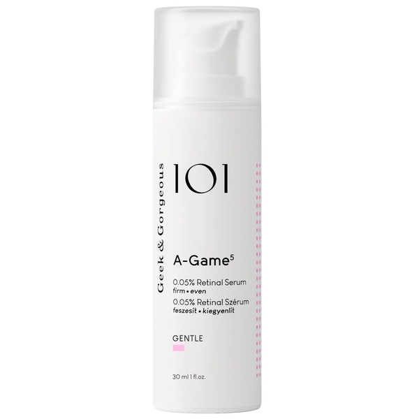 Geek & Gorgeous 101 A-Game 5 (30ml) – Nhũ Tương Tái Tạo, Trẻ Hóa & Giảm Nếp Nhăn Dạng Retinal 0.05%