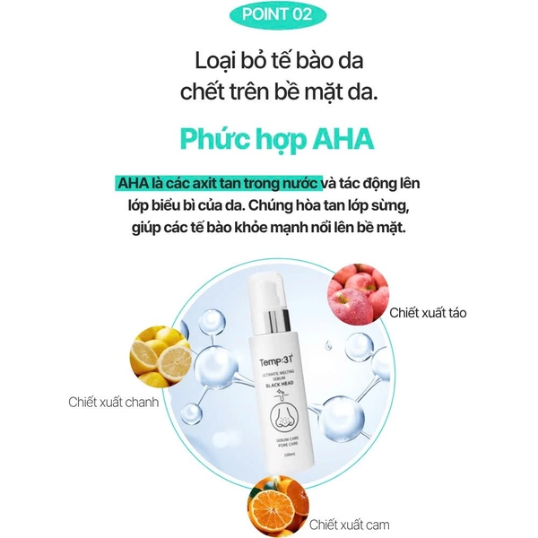 Temp31 Ultimate Melting Sebum Blackhead – Tinh Chất Ủ Làm Sạch Mụn Đầu Đen Và Bã Nhờn