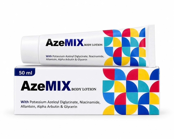 AzeMIX Body Lotion 50ml – Lotion hỗ trợ giảm thâm và dưỡng sáng da body