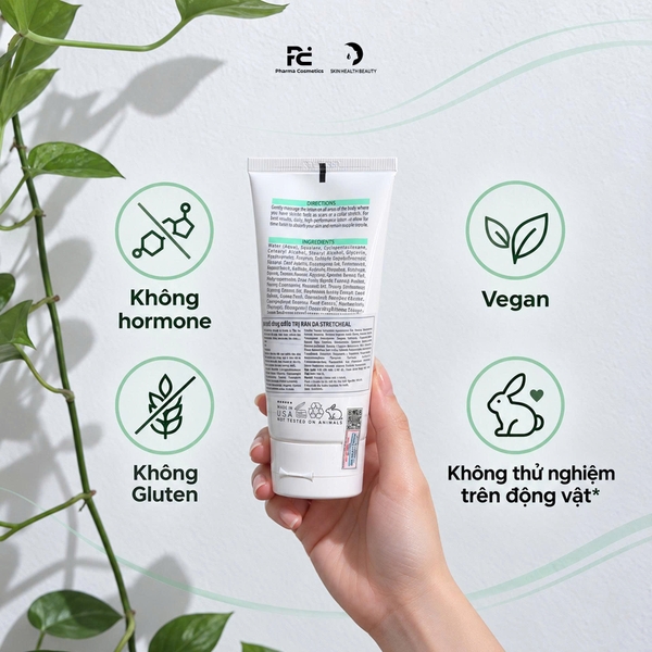 StretcHeal Anti Stretch Marks & Scars Cream 180ml – Kem hỗ trợ cải thiện rạn da và sẹo