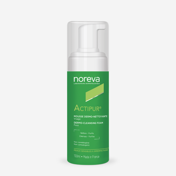 NOREVA ACTIPUR DERMO-CLEANSING FOAM / BỌT RỬA MẶT GIÚP LÀM SẠCH DA, LOẠI BỎ DẦU VÀ NGĂN NGỪA VIÊM NHIỄM