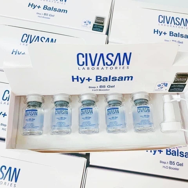 CIVASAN HY+ BALSAM STEP.1 B5 GEL H2O BOOSTER / TINH CHẤT DƯỠNG ẨM VÀ PHỤC HỒI DA 