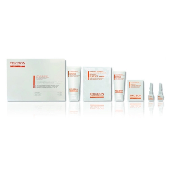 ERICSON LABORATOIRE VITAMIN ENERGY KIT 4 SESSIONS - Bộ Trị Liệu Nạp Năng Lượng & Tái Tạo Da