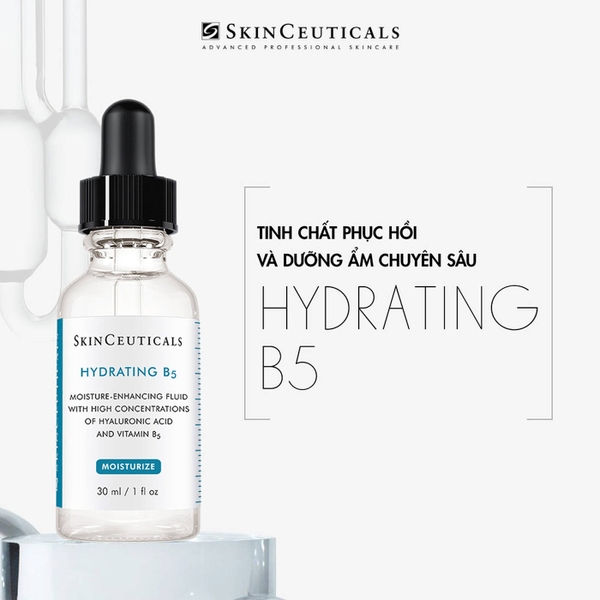 SKINCEUTICALS HYDRATING B5: Tinh Chất Dưỡng Ẩm Chuyên Sâu, Phục Hồi Làn Da Sáng Mịn