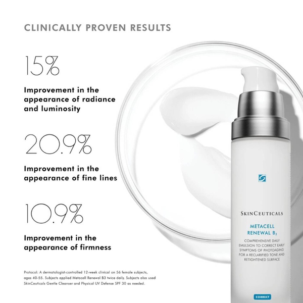 SKINCEUTICALS METACELL RENEWAL B3 / SỮA DƯỠNG CHUYÊN BIỆT GIÚP DA CĂNG MỊN, GIẢM KÍCH ỨNG, HỖ TRỢ TÁI TẠO DA VÀ BONG TRÓC DA
