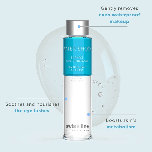 SWISS LINE WS BI-PHASE MAKE UP REMOVER / TẨY TRANG MẮT & MÔI VÀ NUÔI DƯỠNG LÀM DÀI MI
