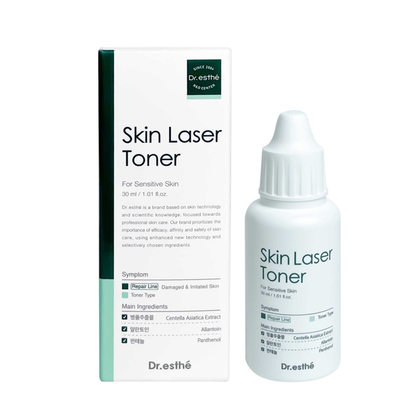SKIN LASER TONER FOR SENSTIVE SKIN / TONER LÀM DỊU NHANH CHÓNG VÀ PHỤC HỒI LÀN DA BỊ KÍCH ỨNG HAY TỔN THƯƠNG SAU ĐIỀU TRỊ DA LIỄU VÀ SỬ DỤNG CÁC SẢN PHẨM TREATMENT