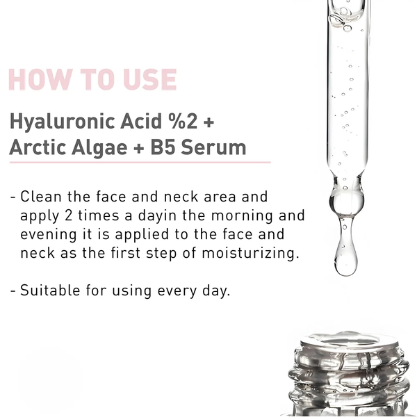 BIONNEX THE NORDEA HYALURONIC ACID 2% + ARCTIC ALGAE + B5 SERUM 30ML: Tinh Chất Cấp Ẩm Chuyên Sâu, Cho Da Căng Mịn Và Rạng Rỡ