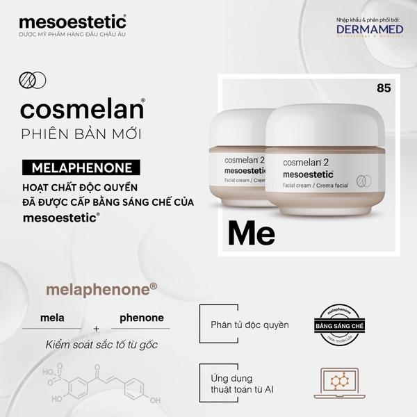 Mesoestetic Cosmelan 2 Phiên Bản Nâng Cấp/ Kem điều trị nám và làm sáng da chuyên nghiệp