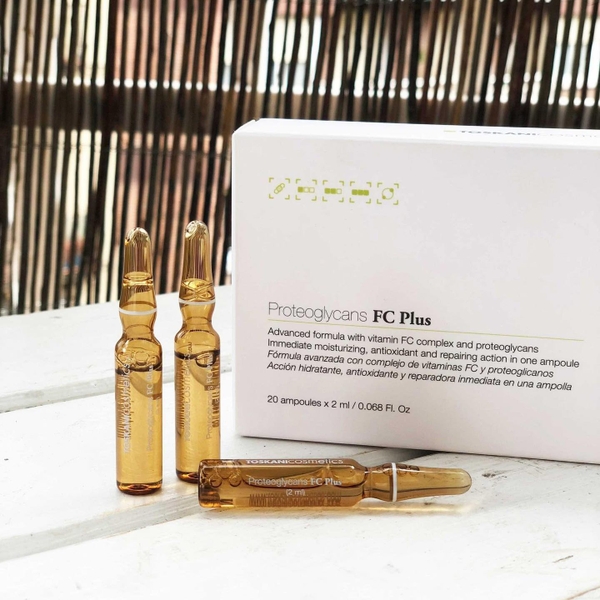 TOSKANI Proteoglicans FC Plus: Ampoule Phục Hồi Ma Trận Ngoại Bào & Căng Bóng Da Tức Thì