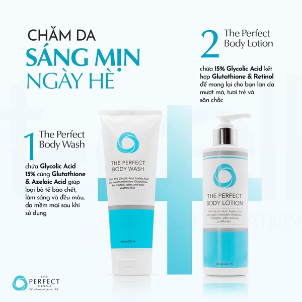 THE PERFECT BODY WASH & LOTION / BỘ ĐÔI SỮA TẮM VÀ DƯỠNG THỂ 