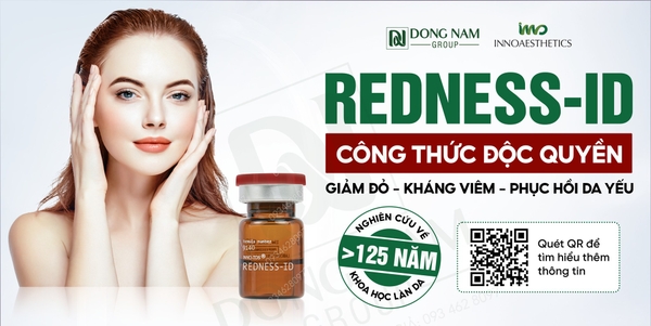 INNOAESTHETICS REDNESS-ID: Giải Pháp Triệt Để Cho Da Rosacea, Giãn Mao Mạch & Nhiễm Corticoid
