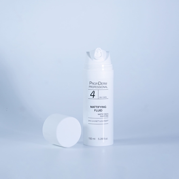Profiderm Professional Mattifying Fluid: Sữa Dưỡng Cân Bằng Dầu, Kháng Viêm & Chống Đường Hóa Da