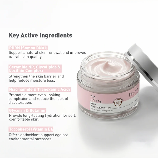 BIONNEX SALMON DNA PDRN NORDEA FACE CREAM 50ML: KEM DƯỠNG PDRN CẤP ẨM, HỖ TRỢ PHỤC HỒI VÀ CỦNG CỐ HÀNG RÀO DA