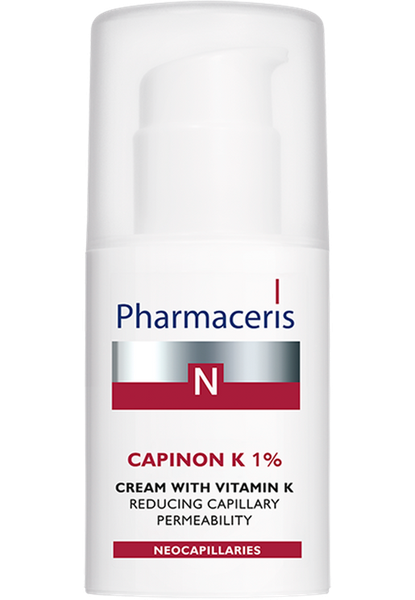 Pharmaceris N Capinon K 1%: Kem Dưỡng Phục Hồi, Giảm Đỏ & Mờ Mao Mạch Chuyên Sâu
