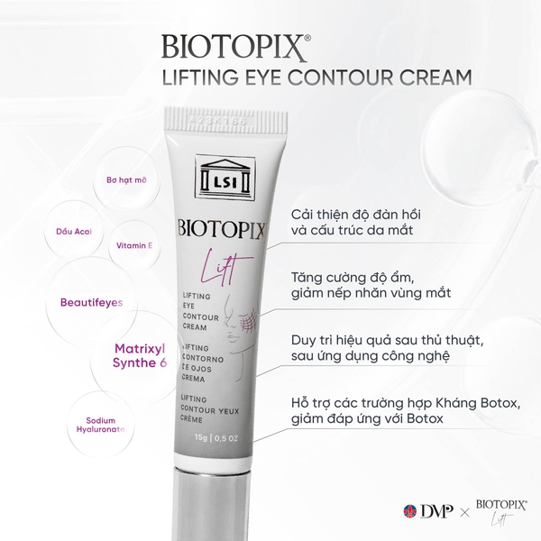 BIOTOPIX® Lift Eye Contour Cream – Kem Nâng Cơ, Trẻ Hóa & Chống Sụp Mí Mắt Chuyên Sâu
