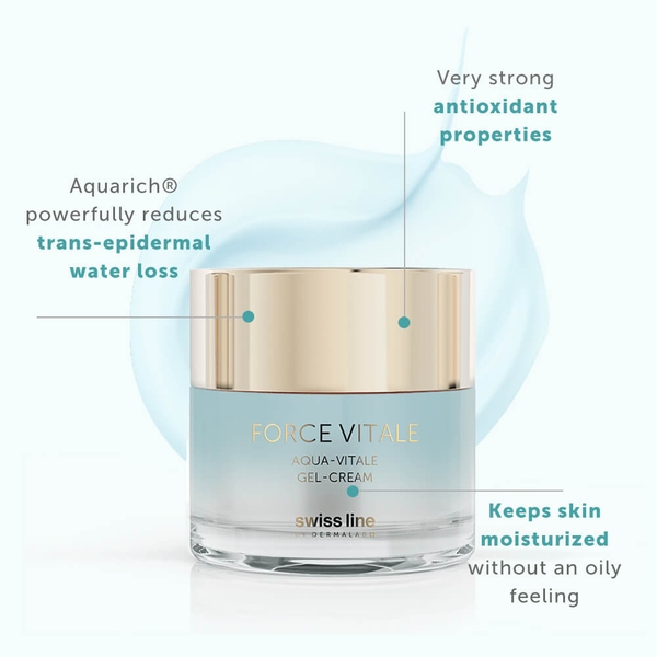 SWISS LINE FV AQUA VITALE GEL CREAM / GEL CẤP NƯỚC DÀNH CHO DA THƯỜNG, DA HỖN HỢP VÀ DA DẦU ( 50ML)