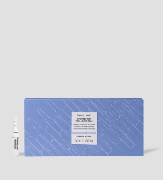 COMFORT ZONE HYDRAMEMORY HYDRA & GLOW AMPOULES: Tinh Chất Dưỡng Ẩm & Làm Sáng Chuyên Sâu