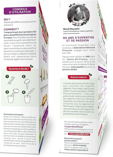 SUPERDIET QUATUOR BIEN-ÊTRE DU FOIE BIO BỔ GAN, CHĂM SÓC SỨC KHỎE GAN