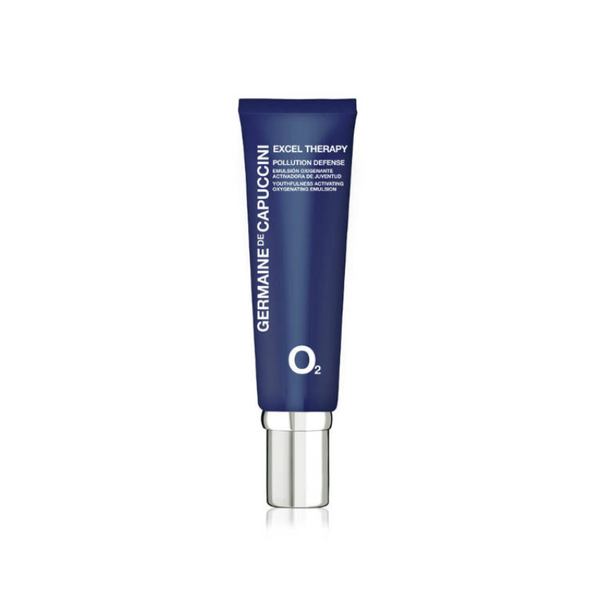 EXCEL THERAPY O2 POLLUTION DEFENSE YOUTH ACTI OXY: Nhũ Tương Chống Ô Nhiễm, Bảo Vệ Da Khỏi Ánh Sáng Xanh