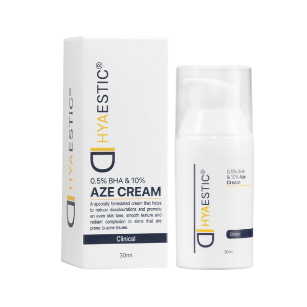 HYAESTIC 0,5% BHA & 10% AZE CREAM: Kem Dưỡng Hỗ Trợ Giảm Mụn & Sáng Da, Phục Hồi Làn Da Tươi Tắn