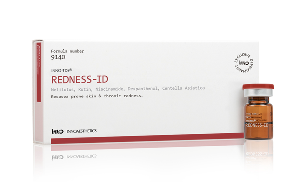INNOAESTHETICS REDNESS-ID: Giải Pháp Đặc Trị Da Nhạy Cảm, Giãn Mao Mạch Và Phục Hồi Da Nhiễm Corticoid