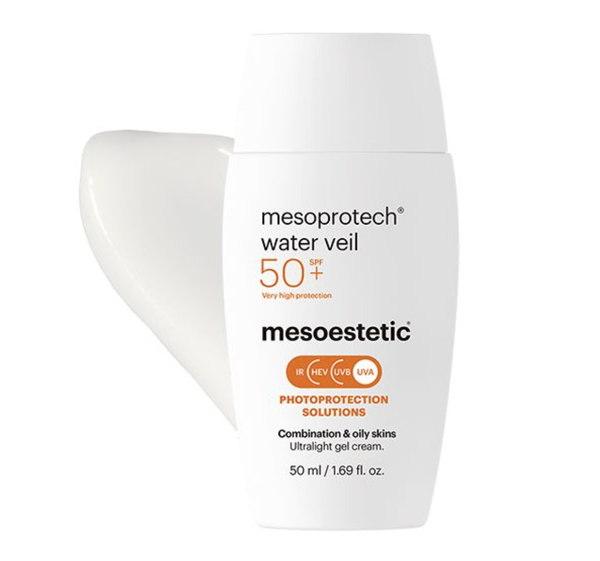 Mesoestetic Mesoprotech Light Water Antiaging Veil 50+: Kem Chống Nắng Cấp Ẩm & Trẻ Hóa Toàn Diện