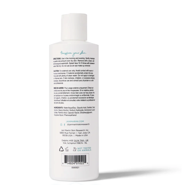 Jan Marini Bioglycolic Face Cleanser – Sữa Rửa Mặt Làm Sạch Sâu, Loại Bỏ Tế Bào Chết Và Nuôi Dưỡng Da Mịn Màng