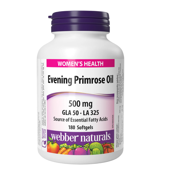 WEBBER NATURALS EVENING PRIMROSE OIL: Hỗ Trợ Cân Bằng Nội Tiết Tố Nữ, Cho Sức Khỏe Toàn Diện 