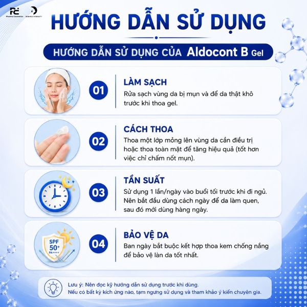 Aldocont B Gel: Giải Pháp Hỗ Trợ Điều Trị Mụn Viêm, Mụn Mủ & Ngăn Ngừa Thâm Sạm Toàn Diện