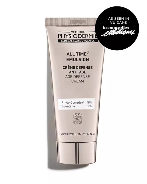 METHODE PHYSIODERMIE All Time³ Emulsion – Kem Dưỡng Hữu Cơ Hỗ Trợ Chống Lão Hóa, Dưỡng Sáng Và Củng Cố Độ Đàn Hồi Da